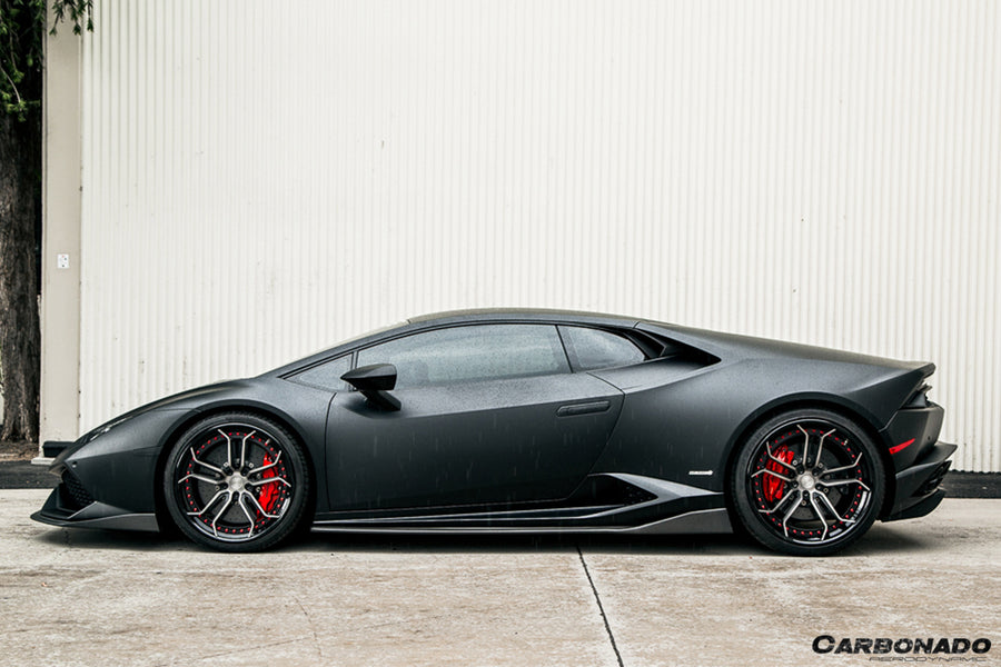Lamborghini Huracan LP610/LP580 AYP Style Carbon Fiber Zijskirts 2015-2020