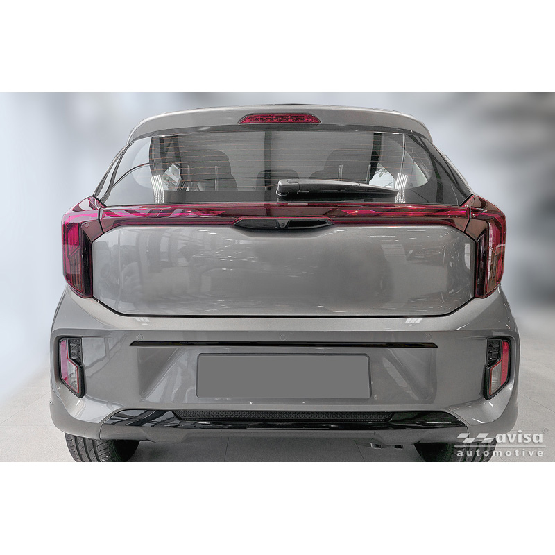 Avisa Zwart Chroom RVS Kofferbak Sierlijst  Kia Picanto III (JA) Facelift 2024-