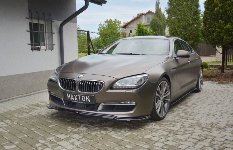 Voorspoiler BMW 6 GRAN COUPÉ Glanzend Zwart