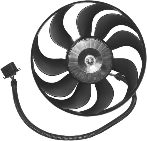 Radiator FAN GOLF IV 97-05 + NEW BEETLE ENKELE FAN ZONDER HUIS