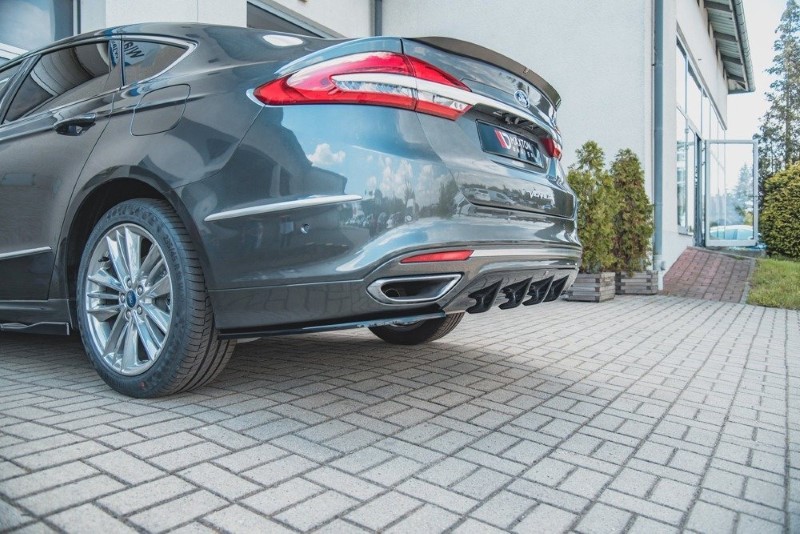Achter Aanzet Ford Mondeo Vignale Mk5 Facelift Glanzend Zwart