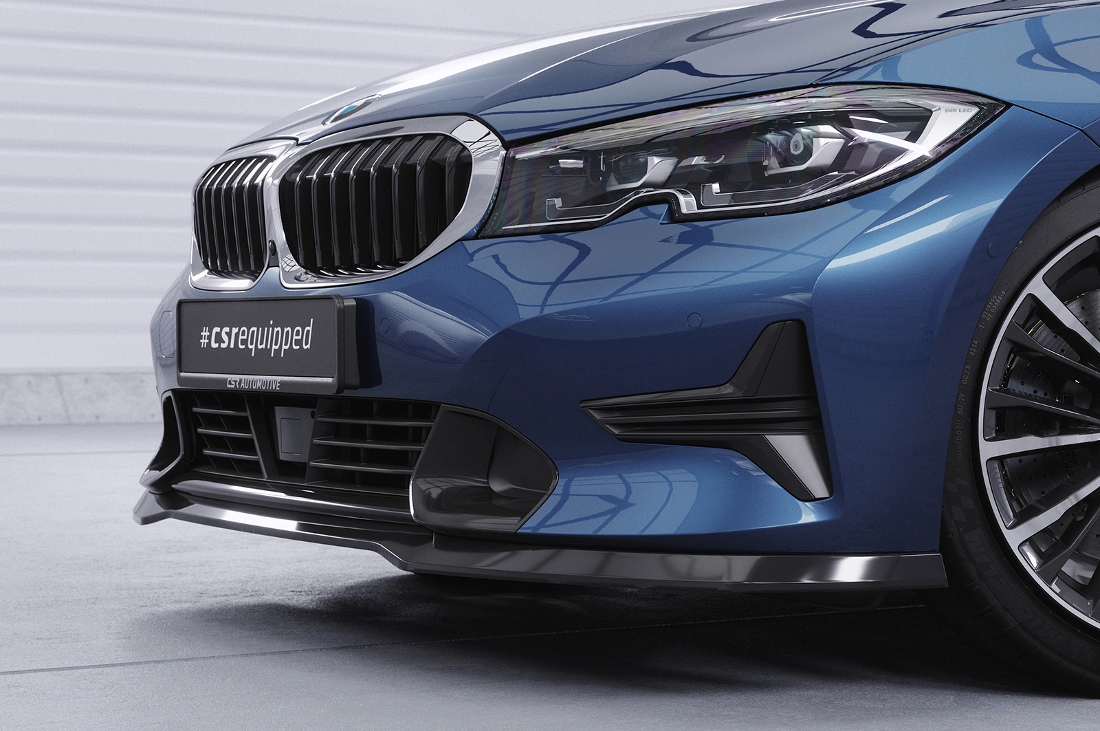 Voorspoiler BMW 3er (G20/G21) Limousine en Touring Glans Zwart – CSR Automotive