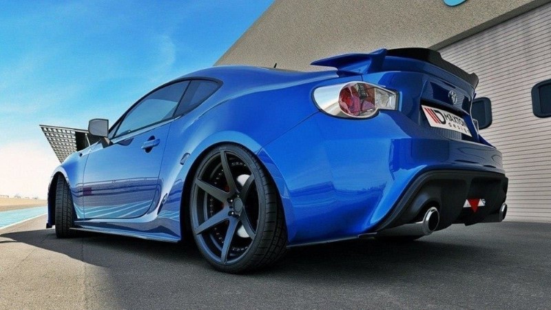 Zij Splitters Toyota GT86 Glans Zwart