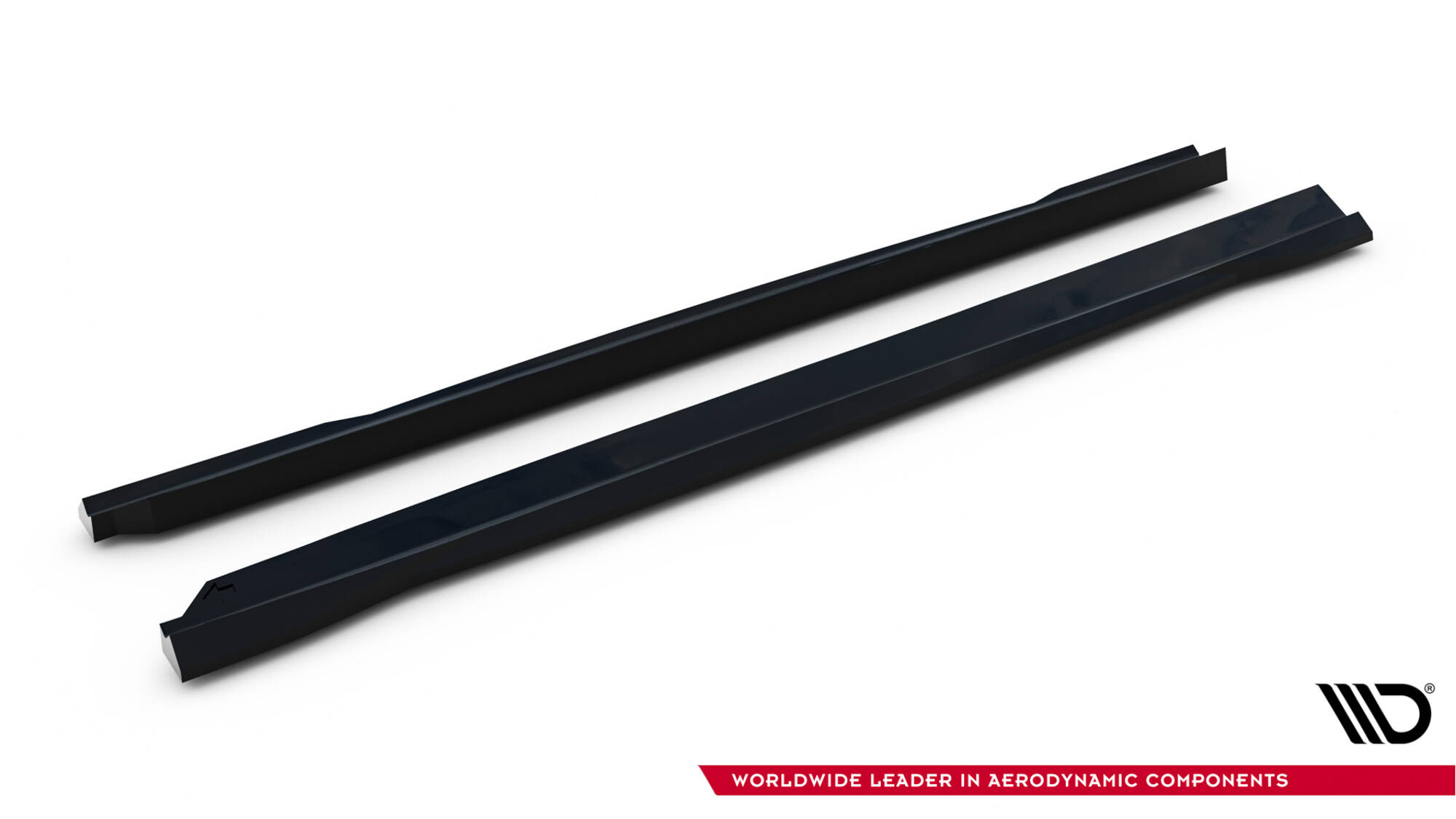 Zijskirts Mercedes-AMG GLC 43 X254 Maxton Glanzend zwart