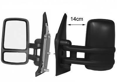 spiegel, arm 14 cm, links Opel Movano, 1999-2003