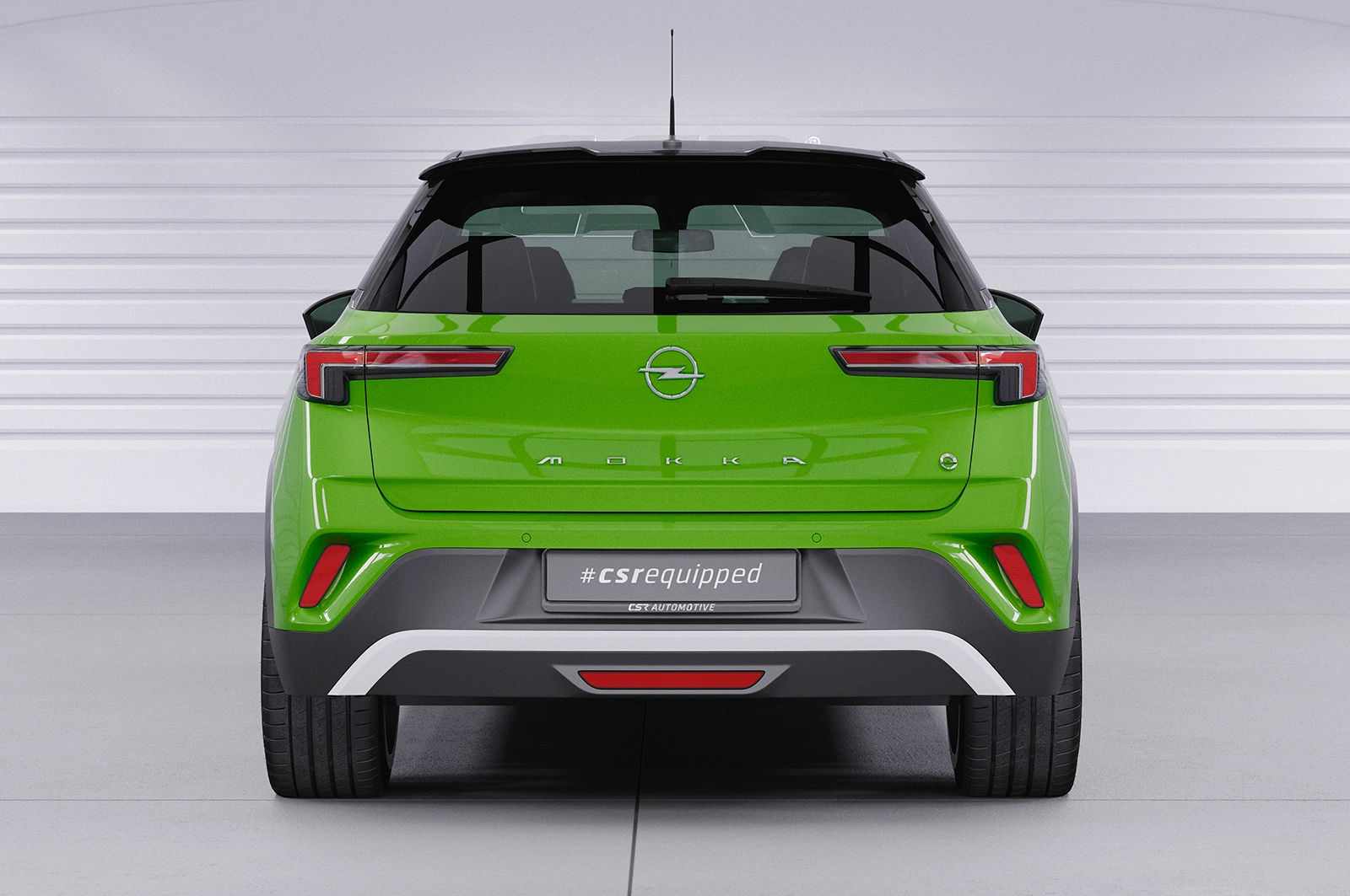 Achterspoiler Opel Mokka B glans zwart