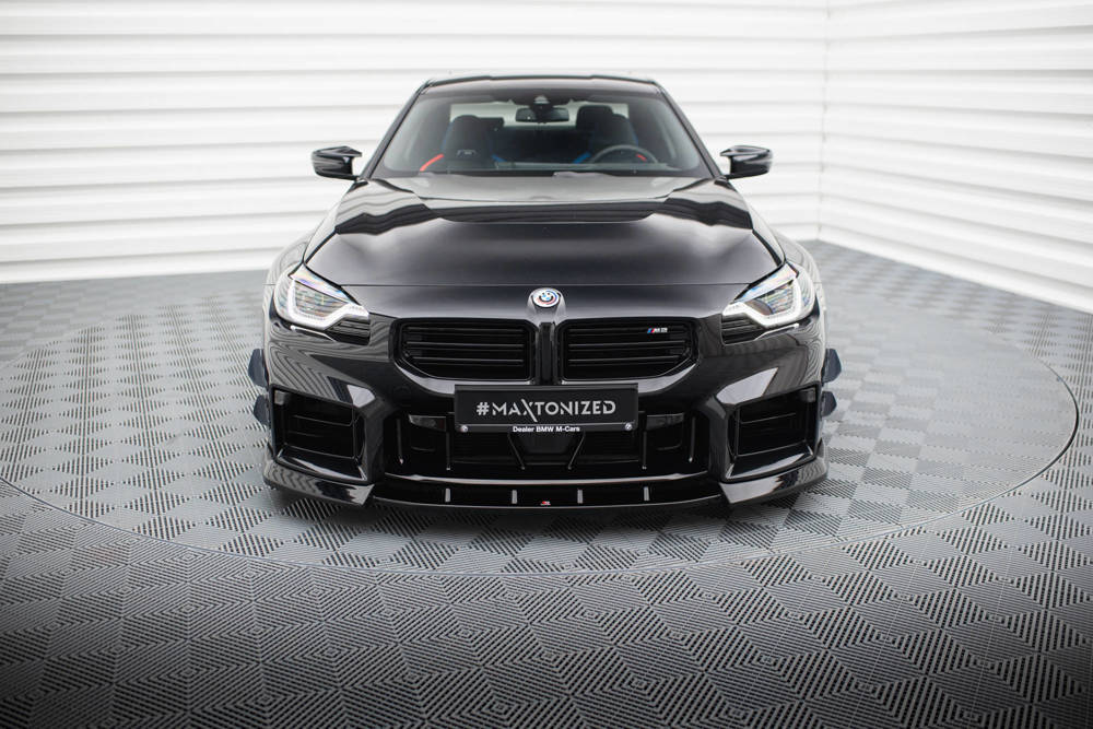 Voorspoiler V.3 BMW M2 G87 Maxton Glans Zwart