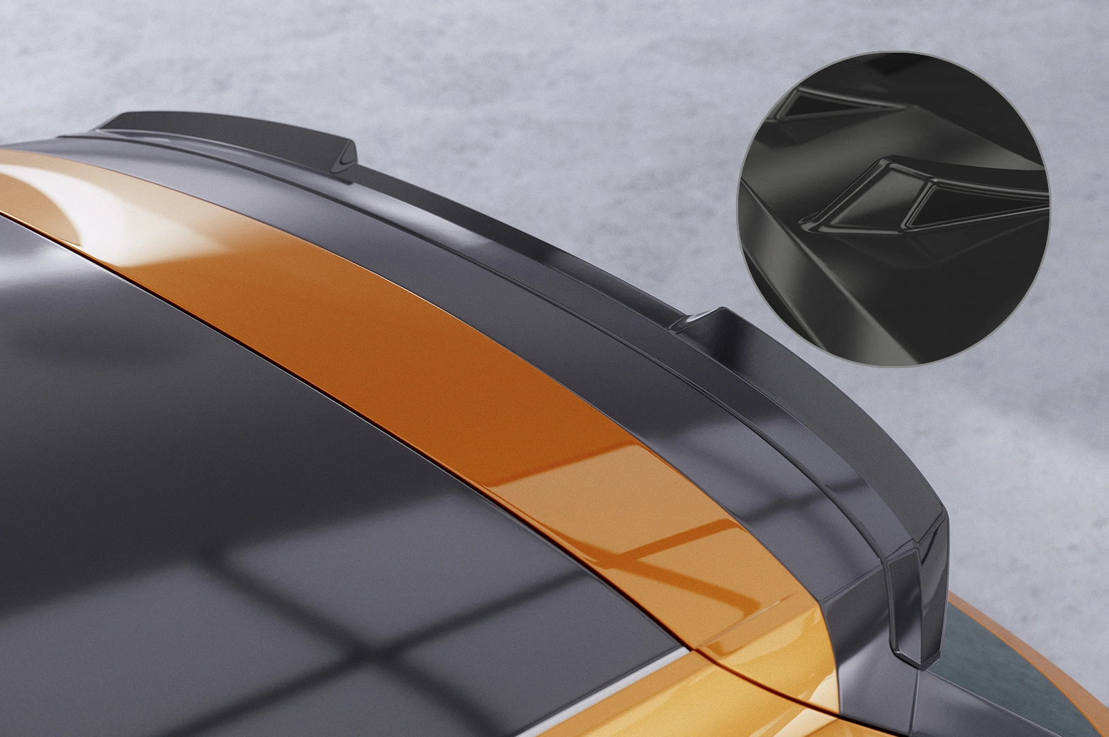 Voorspoiler Škoda Fabia 4 glans zwart – CSR Automotive