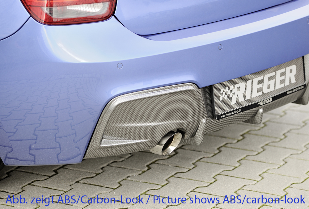 Achterdiffuser BMW 1 serie Rieger