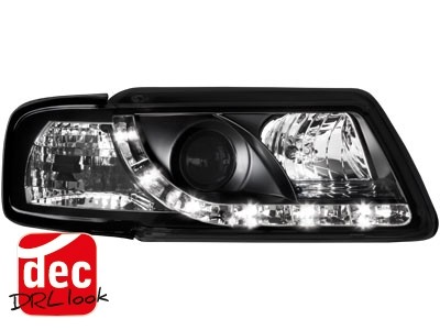 Faros Audi A3 8L LED Los ojos del Diablo Dayline negro
