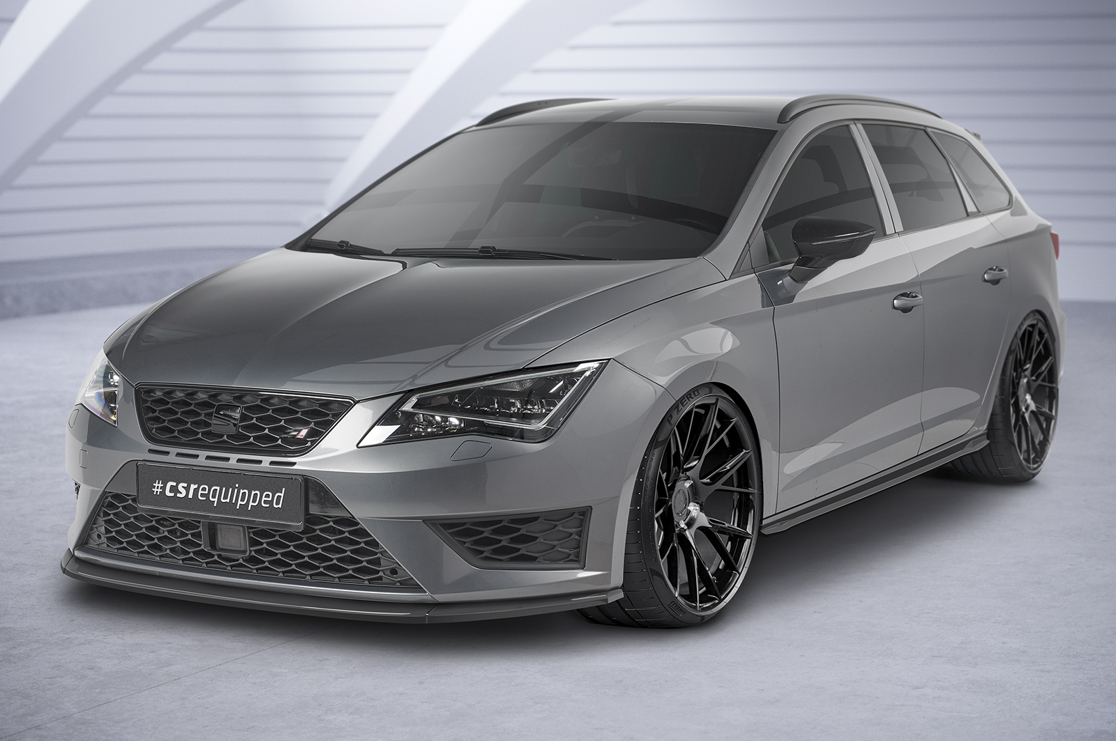 Zijskirts Seat Leon FR / Cupra CSR Glans Zwart
