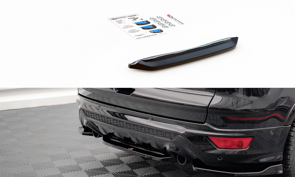 Diffuser Ford Escape ST-Line MK3 Maxton Glans Zwart