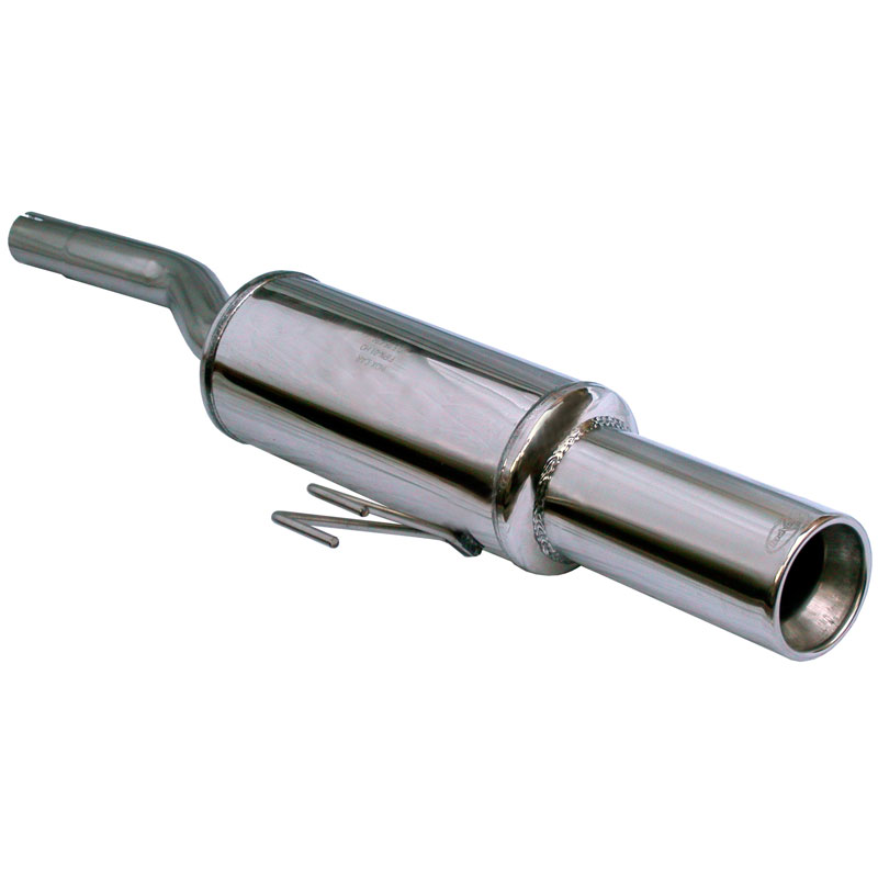 100% RVS Sportuitlaat  Fiat Punto (176) 90 1.2 102mm
