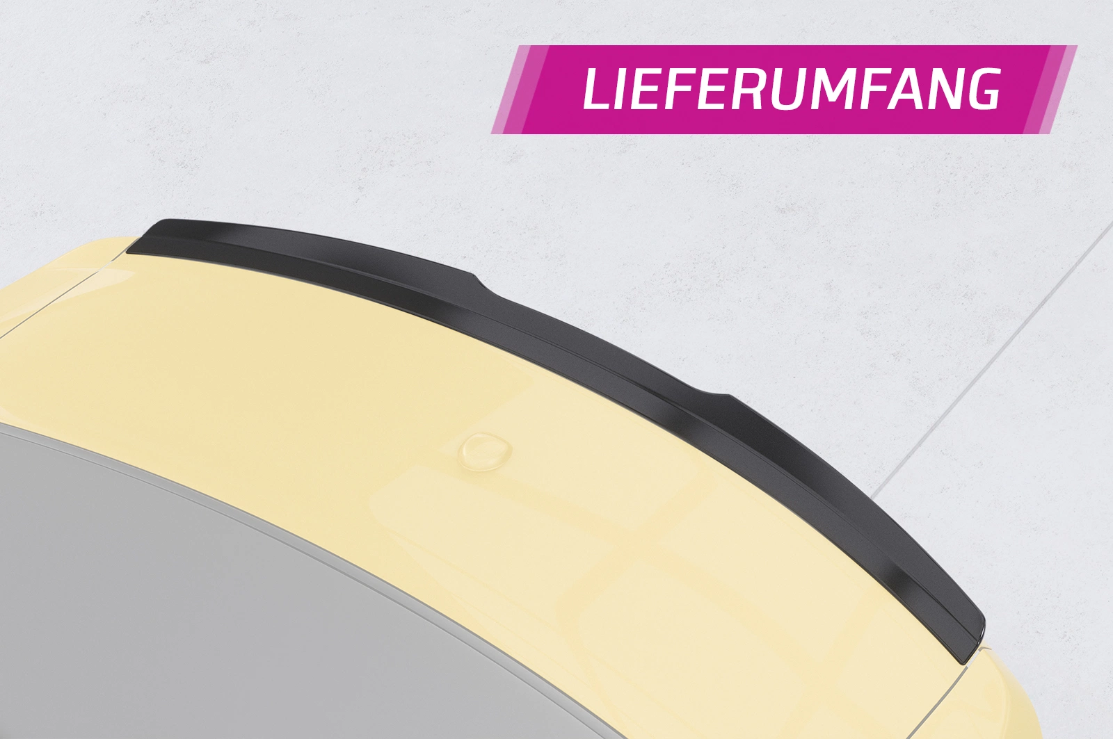 Achterspoiler Ford Mustang VI (2014–2023) Glans Zwart – CSR Automotive