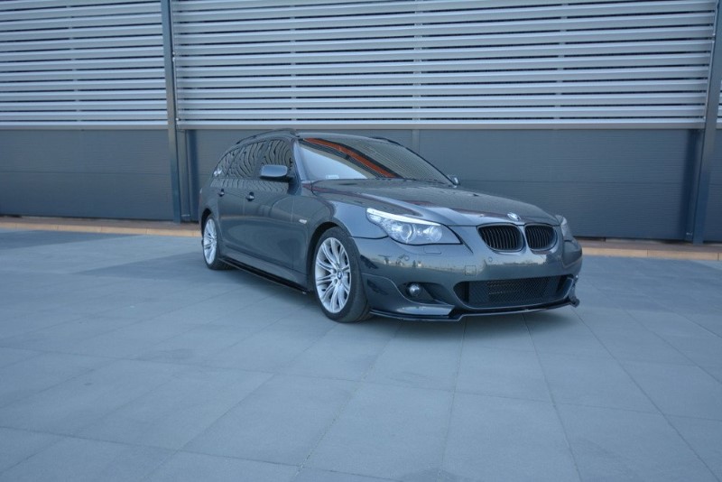Voorspoiler BMW 5 E60/61 M-PACK Glanzend Zwart