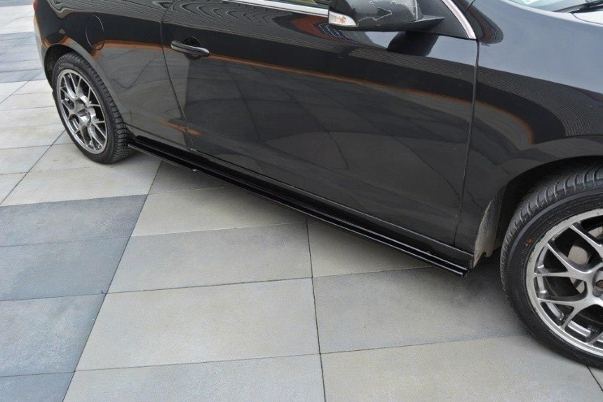 Zijskirts Renault Laguna Maxton Design glans zwart