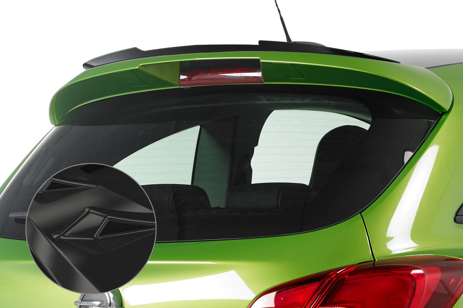Achterspoiler Opel Corsa E OPC-Line glans zwart 2014–2019 van CSR Automotive