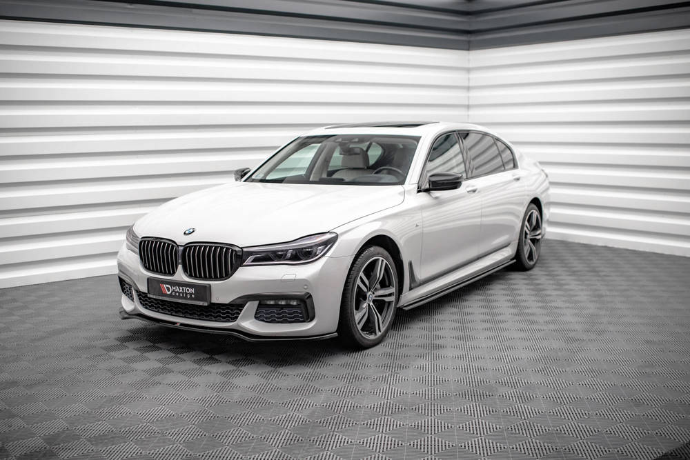 Zijskirts BMW 7-Serie Lang G12 M-Pakket Maxton Glans Zwart