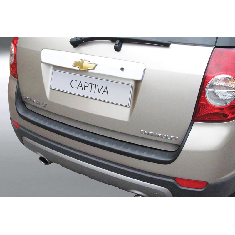 ABS Achterbumper beschermlijst  Chevrolet Captiva 4x4 2006- Zwart
