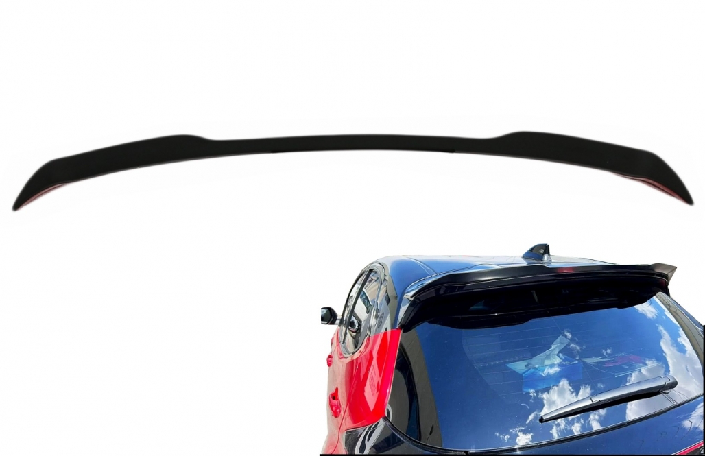 Dakspoiler Glans Zwart Toyota Yaris MK4 XP210
