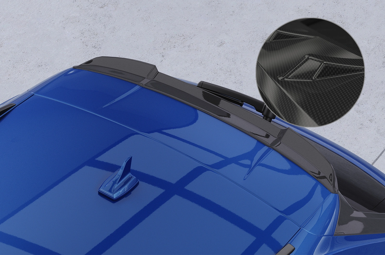 Achterspoiler Audi A4 B9 (Typ 8W) Avant – Glans Zwart (2015–)