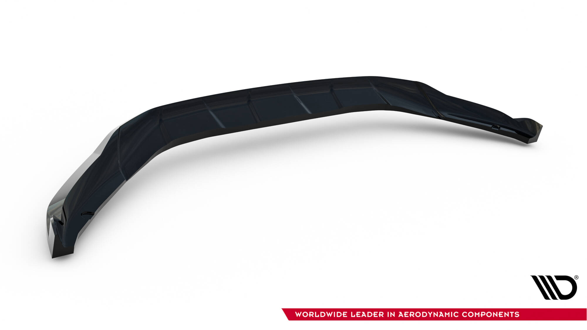 Voorspoiler Ford Tourneo Courier MK2 Maxton Glanzend zwart