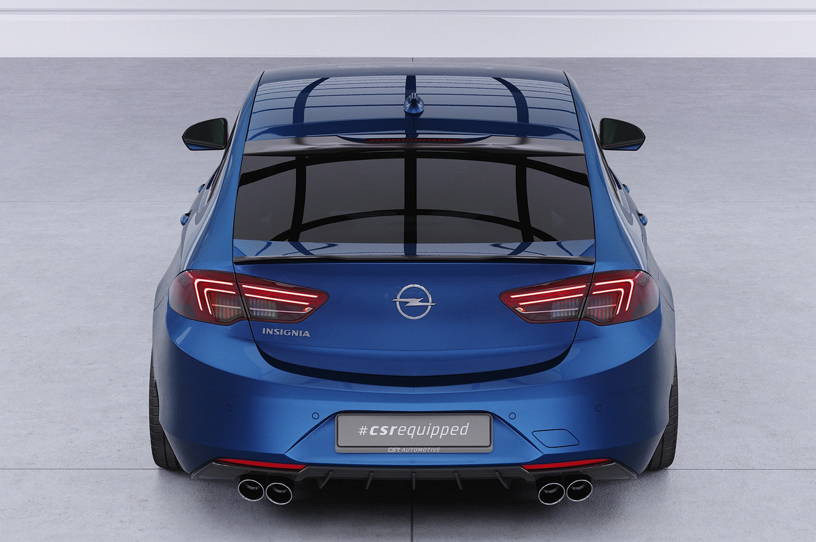 Achterspoiler Opel Insignia B Grand Sport Glans Zwart van CSR Automotive (2017-)