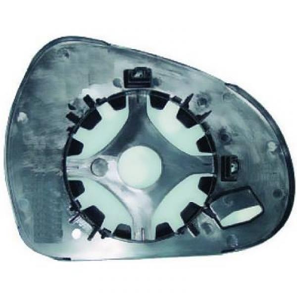Spiegel glas links PEUGEOT 207, 06-12 KONVEX; VERWARMBAAR