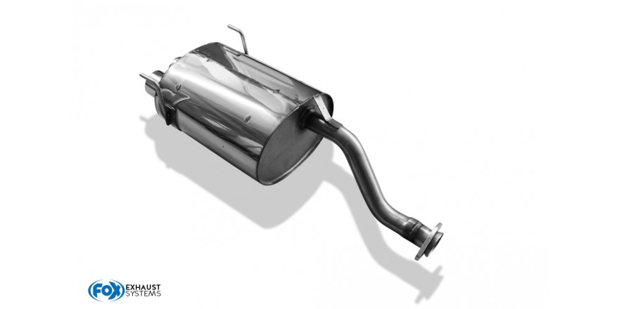 Honda Civic V EJ9 Hatchback Einddemper double-flow - 2x76 Typ 13