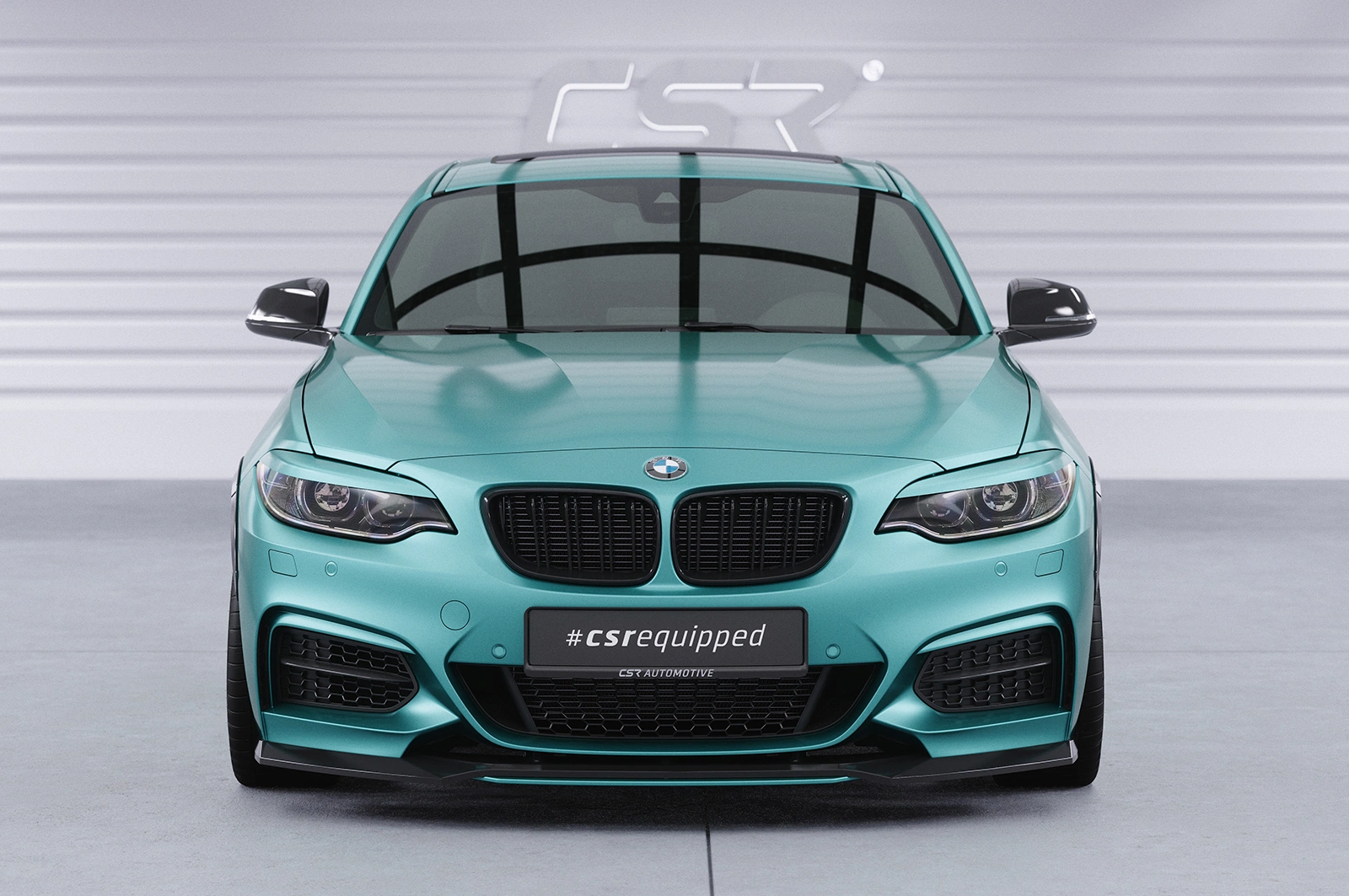 Voorspoiler BMW 2er (F22/F23) M-Paket Glans Zwart – CSR Automotive
