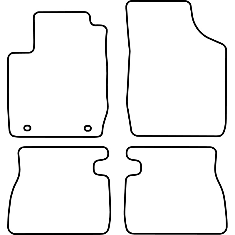 Automatten Kia Rio 00-