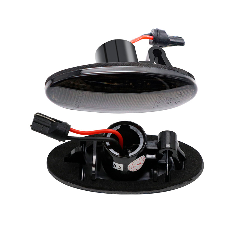 Set LED Zijknipperlichten  Nissan diverse modellen - Rookgrijs- incl. Dynamic Running Light
