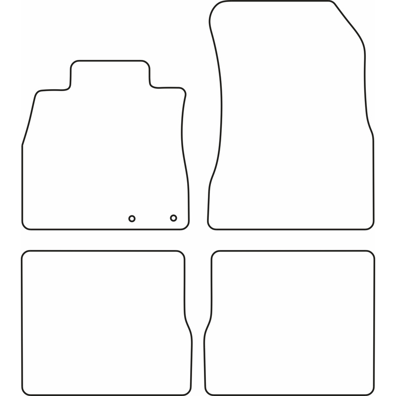 Automatten  Nissan Note II 2014-