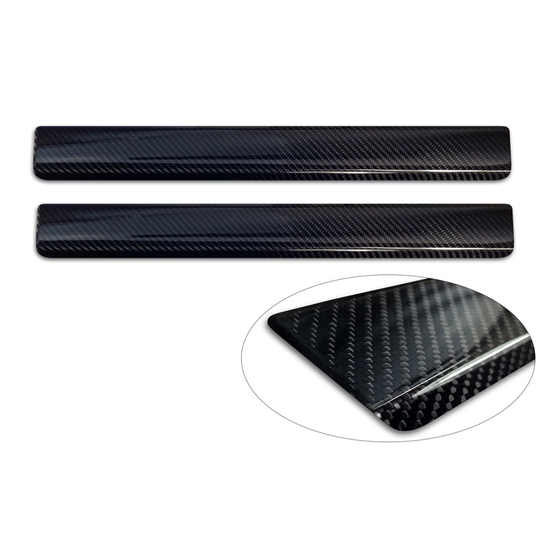3D Zwart Carbon Instaplijsten  Mercedes Vito & V-Klasse 2014-2019 & Facelift 2019- 2-delig