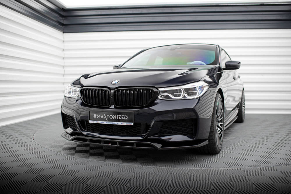 Voorspoiler BMW 6 GT M-Pakket G32 2017 - 2020 Maxton Glans Zwart