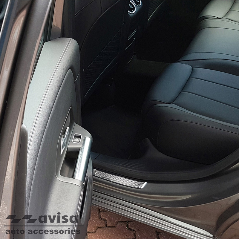 RVS Instaplijsten  Mercedes B-Klasse W247 2019- 2-delig (achterdeuren)