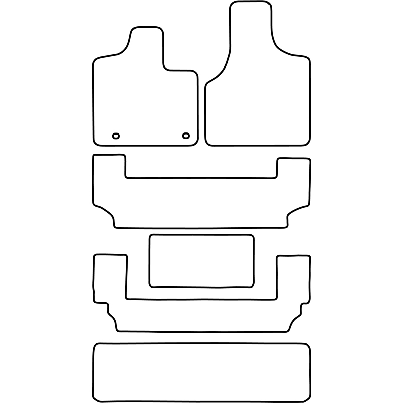 Automatten  Chrysler Grand Voyager 2002-2009