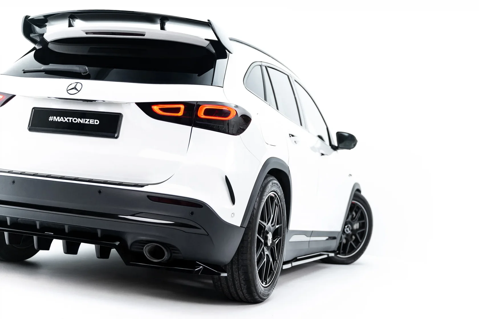 Achterdiffuser Mercedes-AMG GLA 35 H247 Glans Zwart