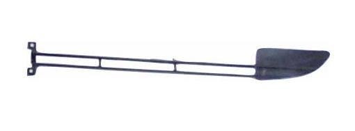 grille onder bumper, rechts Mercedes E klasse, W123, 1976-1985