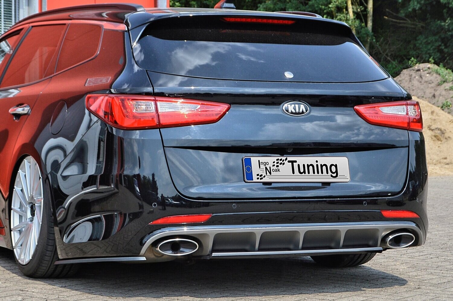 Achterschort middendeel + zijdelen Kia Optima JF Sportswagon ABS