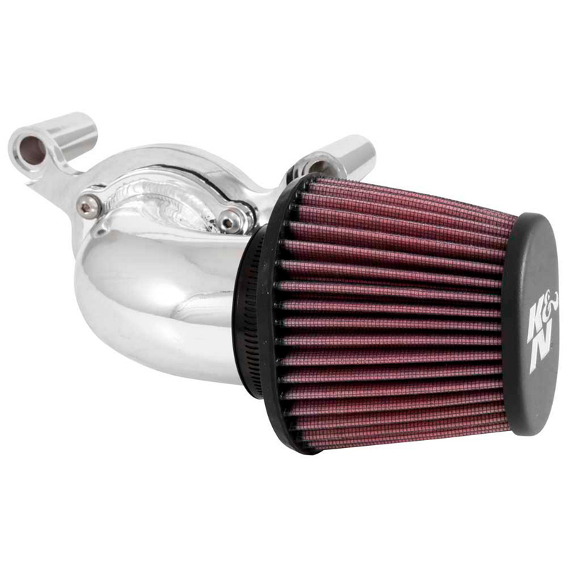 K&N Aircharger Kit  Harley Davidson Touring-modellen incl onderkuipen 2008-2015 - Gepolijst (63-1131P)