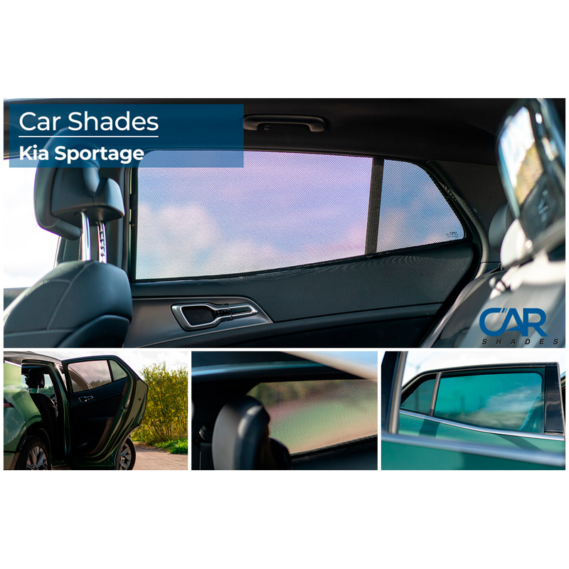 Set Car Shades (achterportieren)  Kia Sportage (NQ5) 5 deurs 2021- (2-delig)
