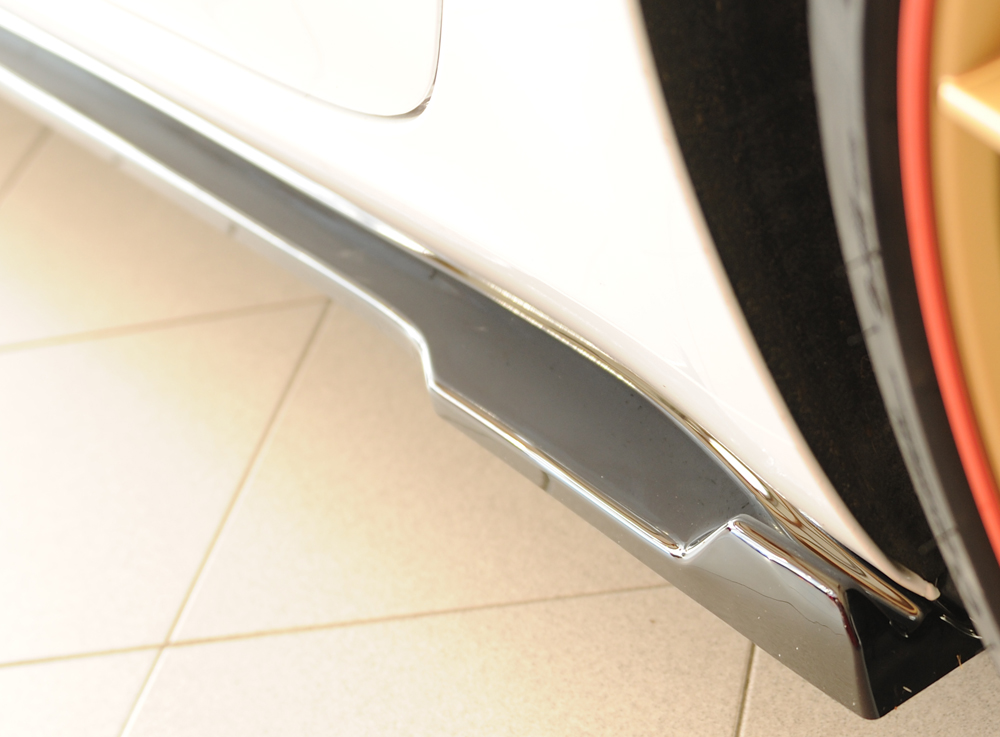 Zijskirts Tesla Model 3 Rieger Glans Zwart
