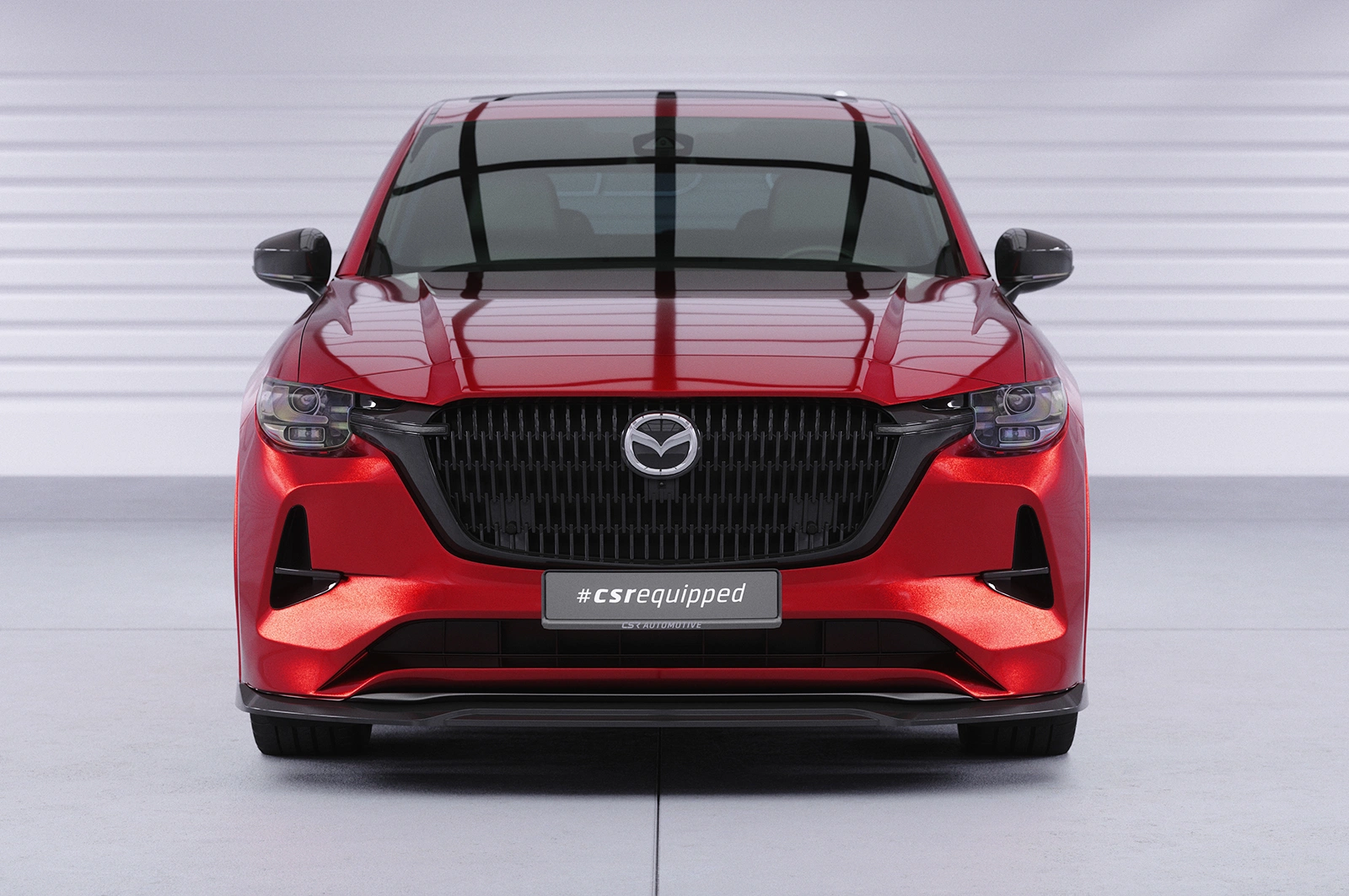 Voorspoiler Mazda CX-60 Homura / Takumi CSR glans zwart (vanaf 2022)