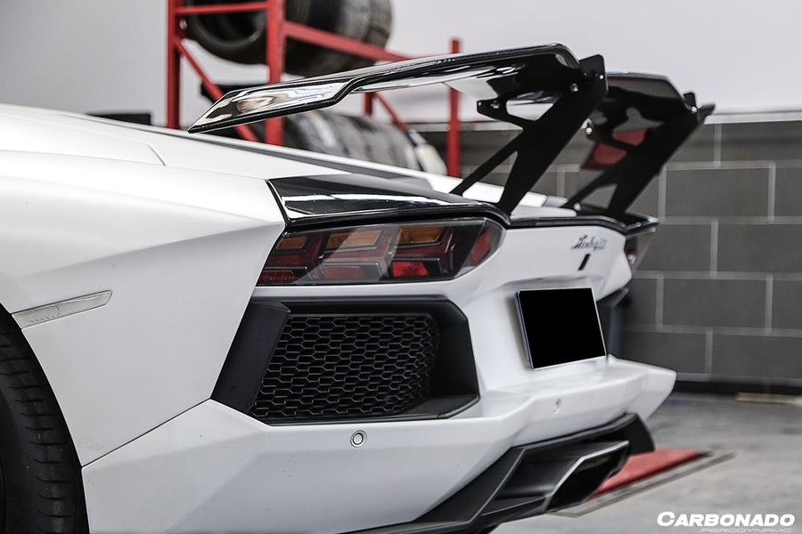 Lamborghini Aventador LP700 LP740 Coupe/Roadster RZS Style Carbon Fiber Spoiler 2011-2020