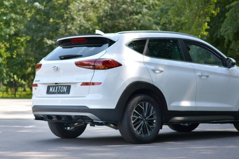 Achter Aanzet Hyundai Tucson MK.3 Facelift Glanzend Zwart