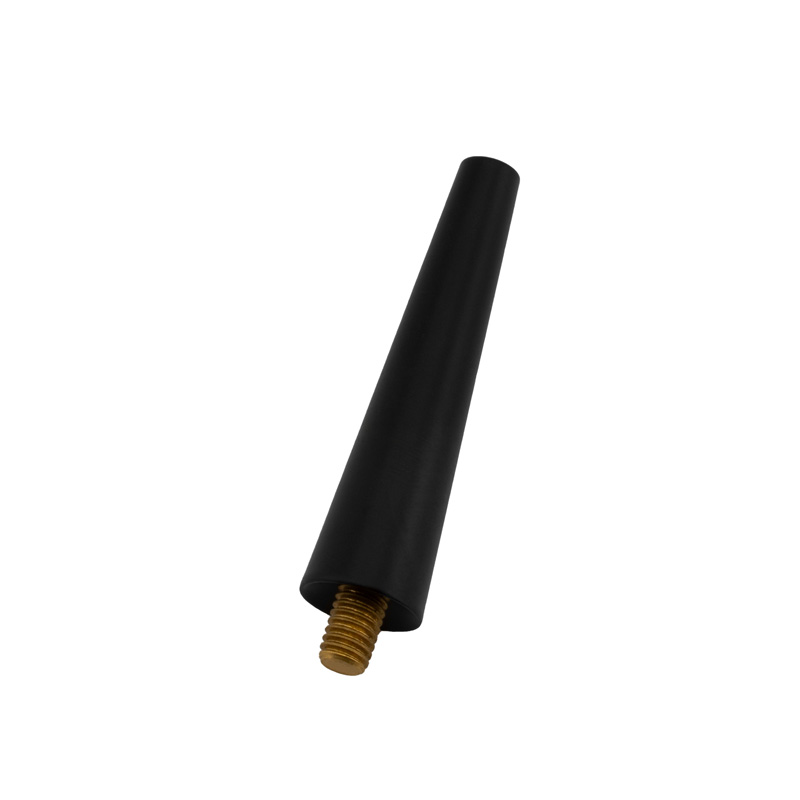100% Koper Antenne Aero VIII, lengte 55mm - zwart - exclusief voet