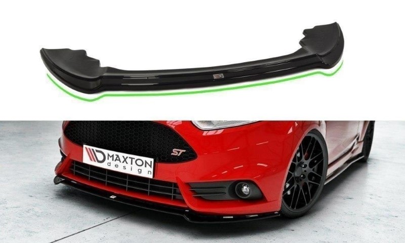 Voorspoiler Ford Fiesta ST Mk7 FL V.3 Glanzend Zwart