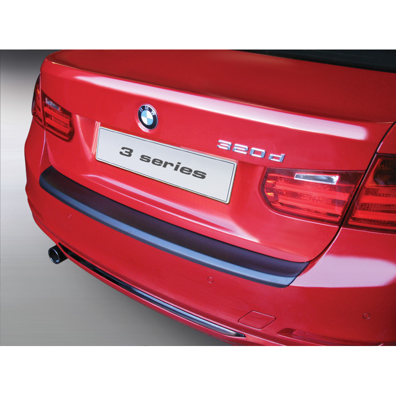 ABS Achterbumper beschermlijst  BMW 3-Serie F30 4 deurs 2012-2019 Zwart