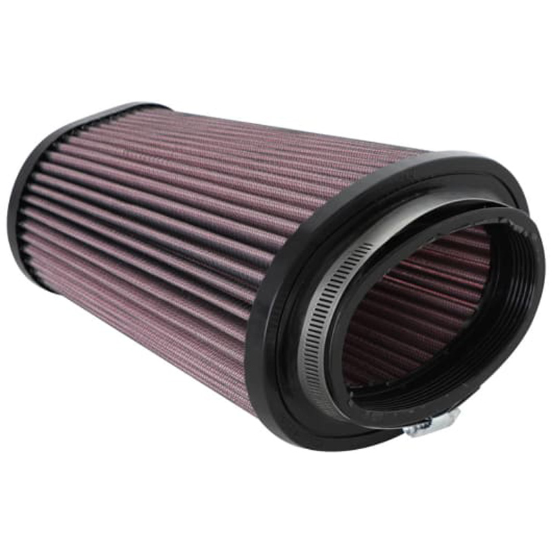 K&N Universeel Luchtfilter Ovaal/Konisch met ovale aansluiting 72mm aansluiting, 165mm onder, 114x83mm top, 191mm hoogte (RU-5063)